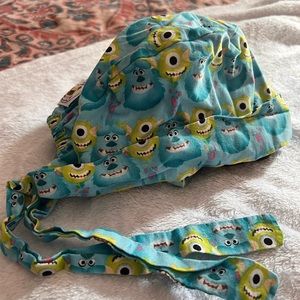 Monsters inc tie back scrub cap
